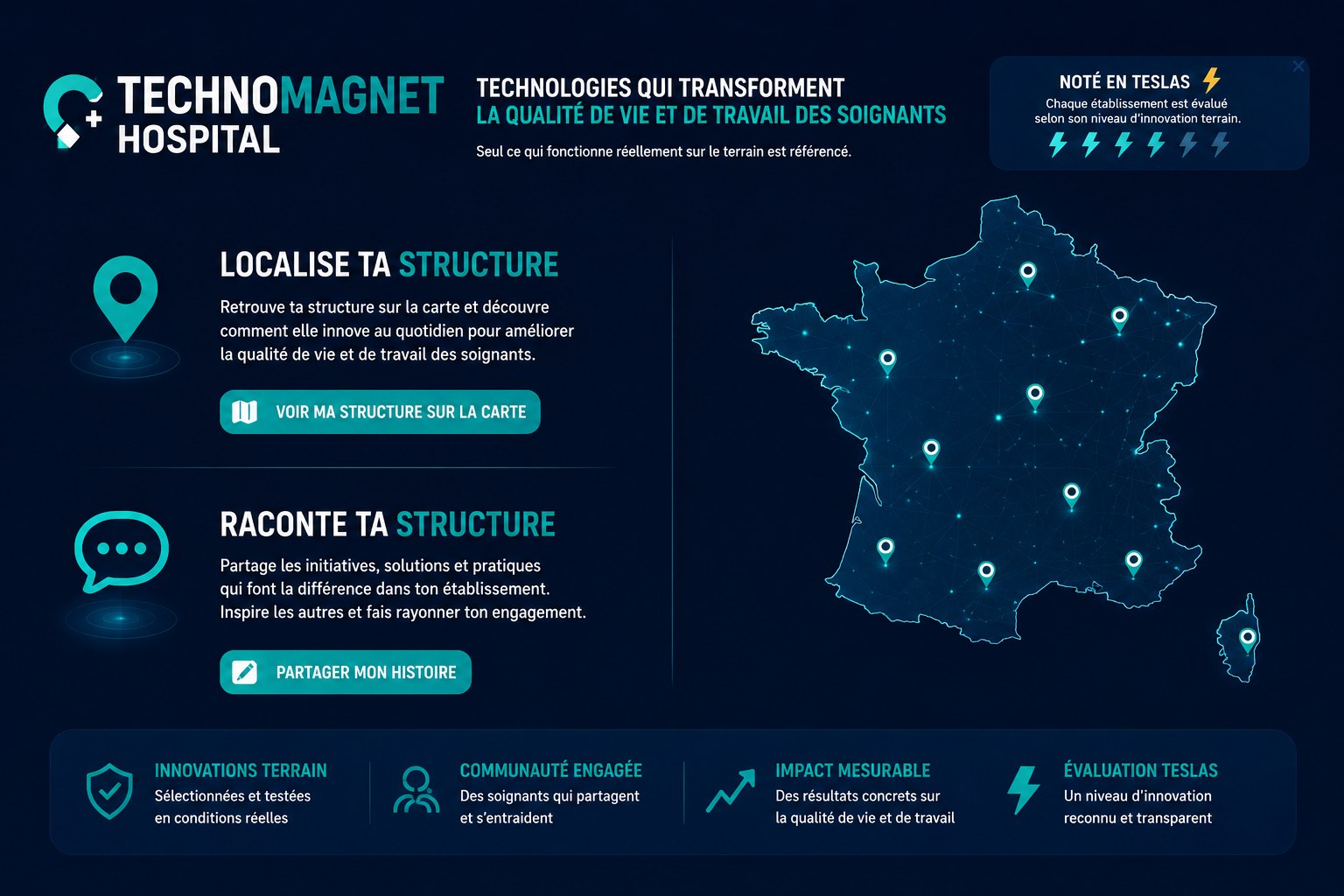 TechnoMagnet Hospital — Localise et raconte ta structure